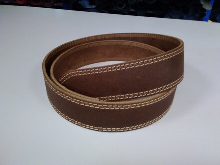 Kožený opasok "Tabak" 1