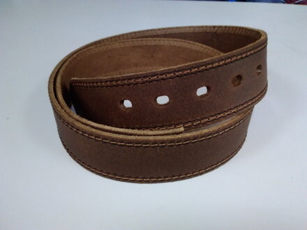 Kožený opasok "Tabak" 2