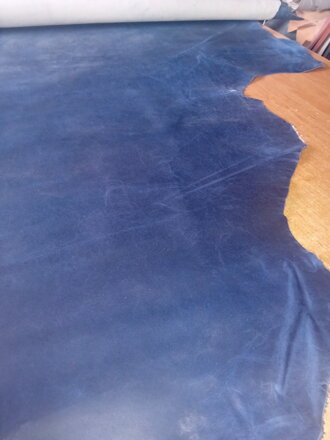 Hovädzia koža modrá