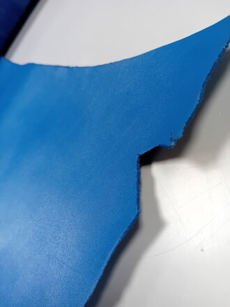 Hovädzia koža modrá