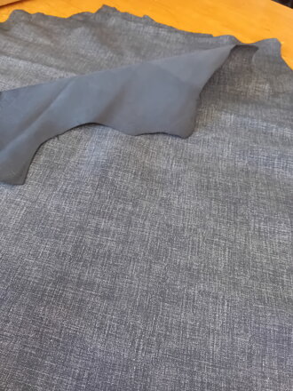 Kozina tmavomodrá, potlačená