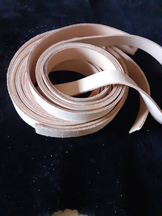 Pás prírodný hladenicový, š=3 cm/dl=130 cm